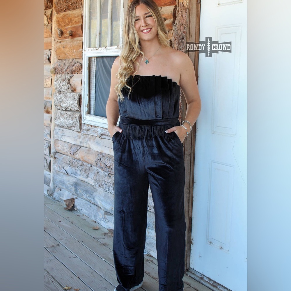 Black Betty Velvet Jumpsuit